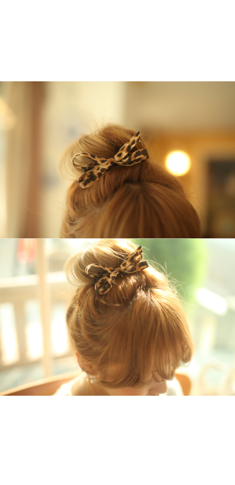 NEW HAIR CLIP HOOP romantic ribbon point tongue pi