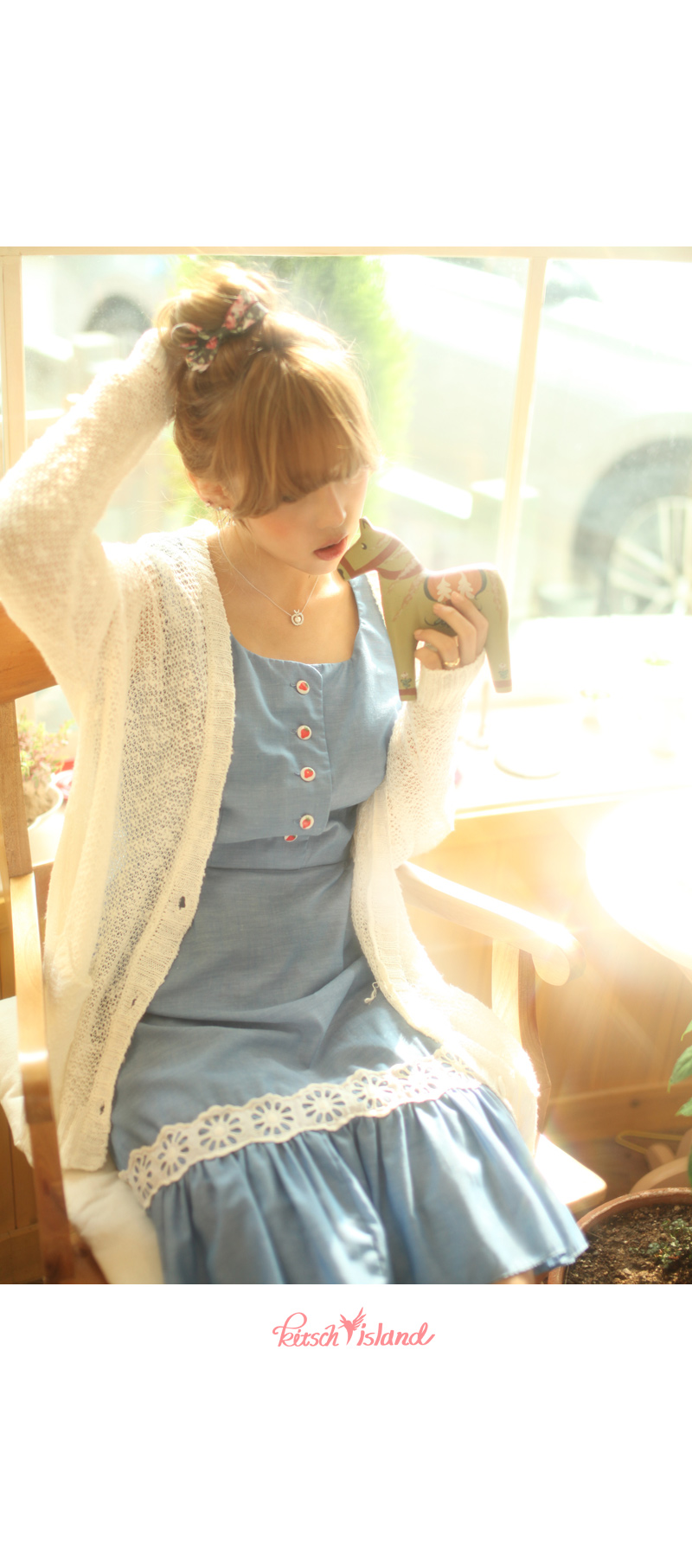 NEW HAIR CLIP HOOP romantic ribbon point tongue pi