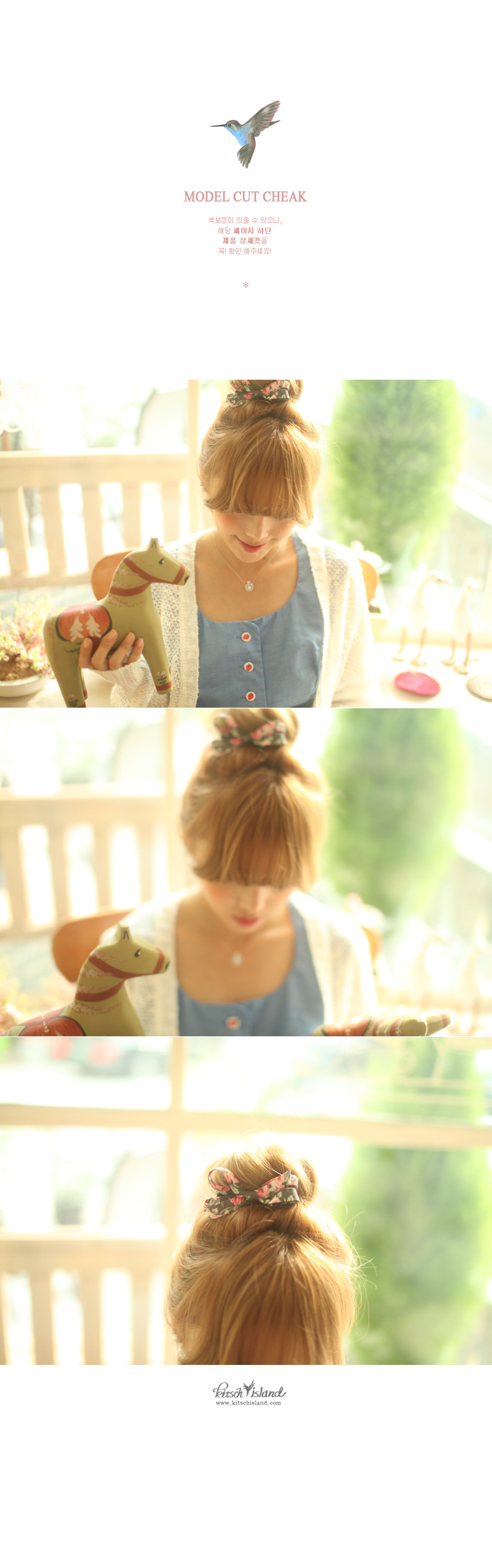 NEW HAIR CLIP HOOP romantic ribbon point tongue pi