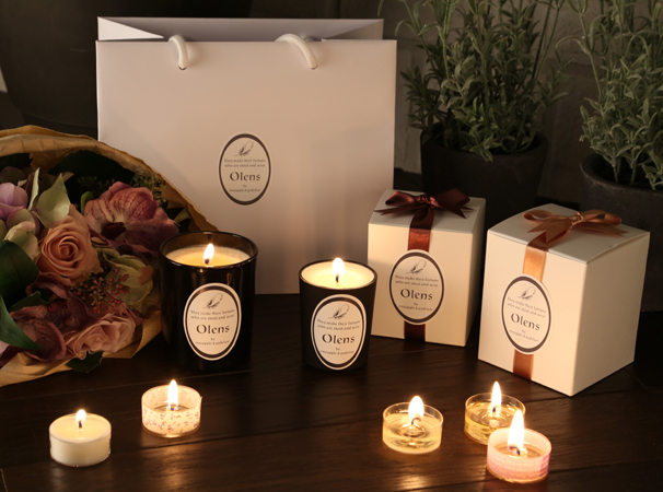 NEW CANDLE Soya candle 350ml Orlens present Natura