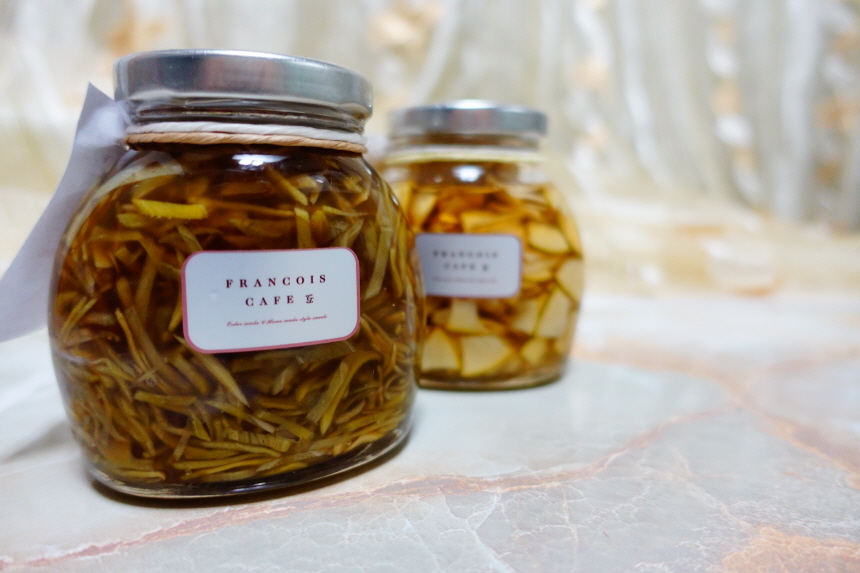 NEW HONEY CITRON TEA Ginger Blue 300g Individually