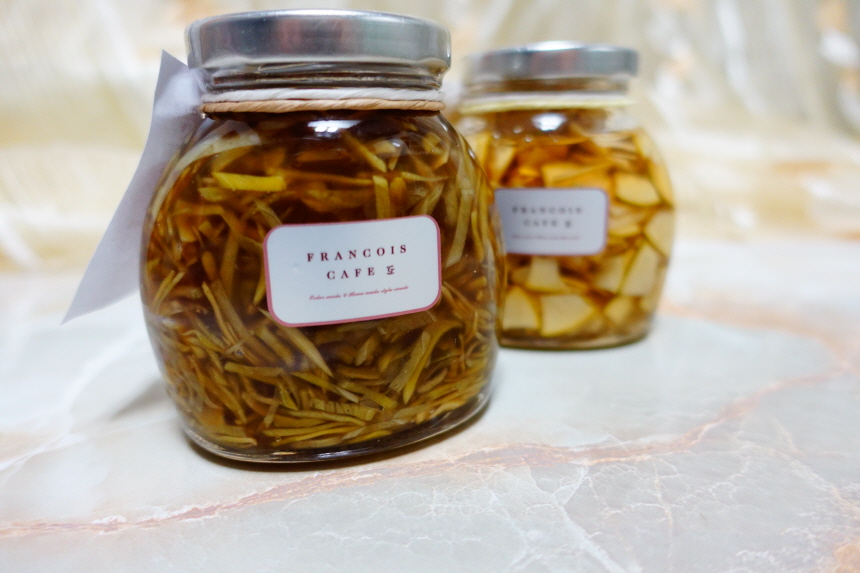 NEW HONEY CITRON TEA Ginger Blue 300g Individually