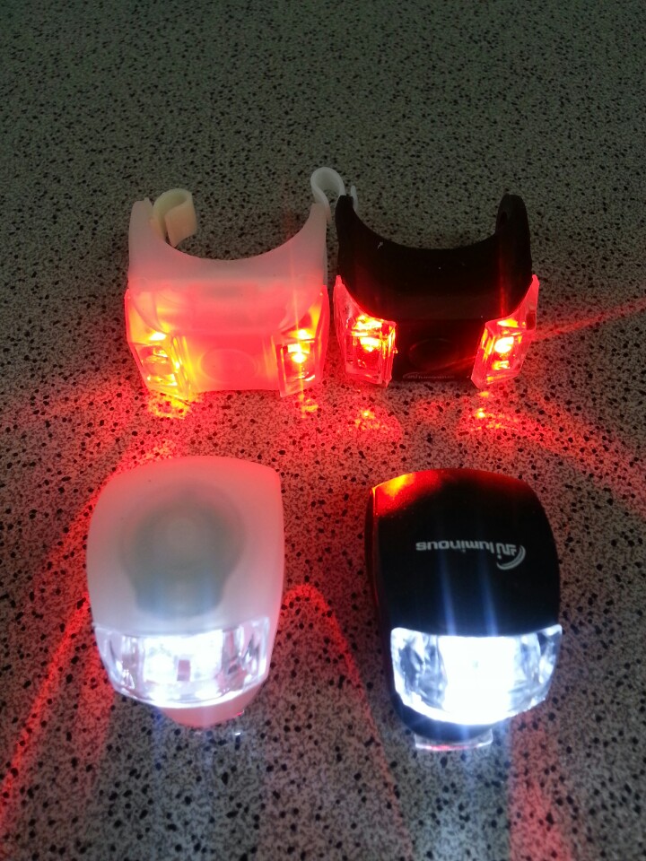 New Bicycle Tool LED Silicone Light Color headligh