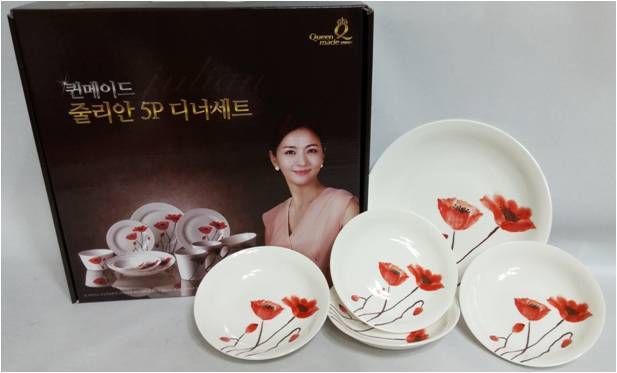 OnK Queen Made Julian Dinner 5p Luxury Ceramic Bow