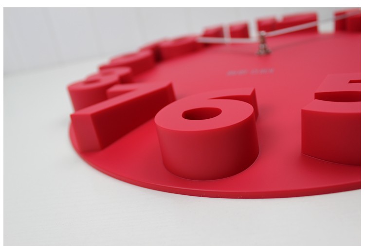 Home Deco 3D Solid Quiet Wall Clock 3 Color 3d Wal