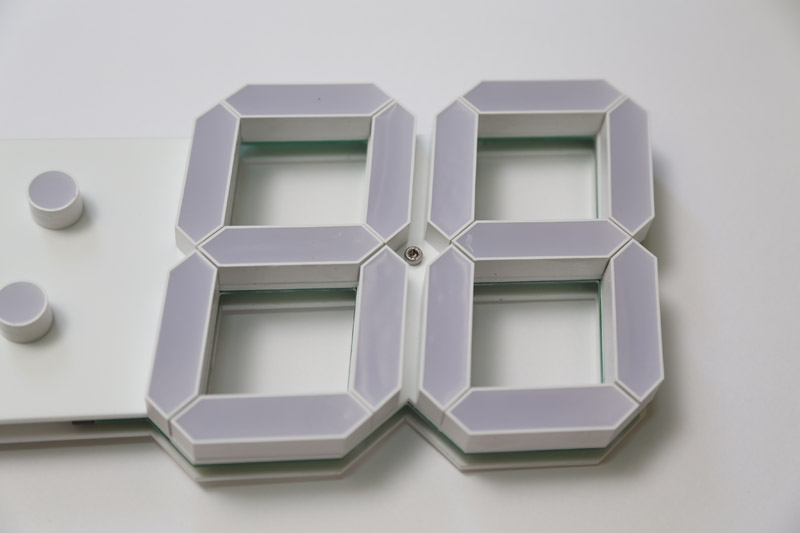 Noiseless digital LED wall clock KIRDINDIN Newlywe