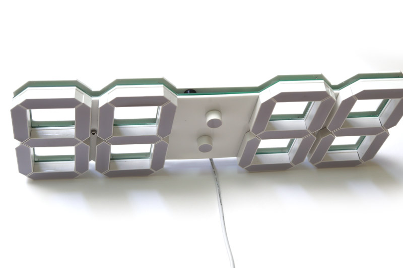 Noiseless digital LED wall clock KIRDINDIN Newlywe