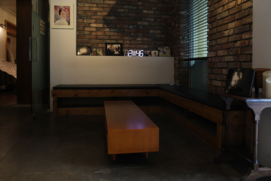 Noiseless digital LED wall clock KIRDINDIN Newlywe