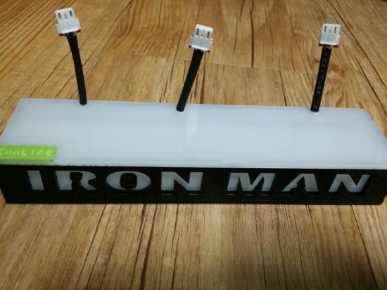 Iron man figure car high quality remodeling possib