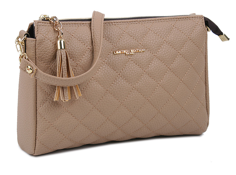 New Tassel Neu Beam Quilted Woman Mini Cross Bag K
