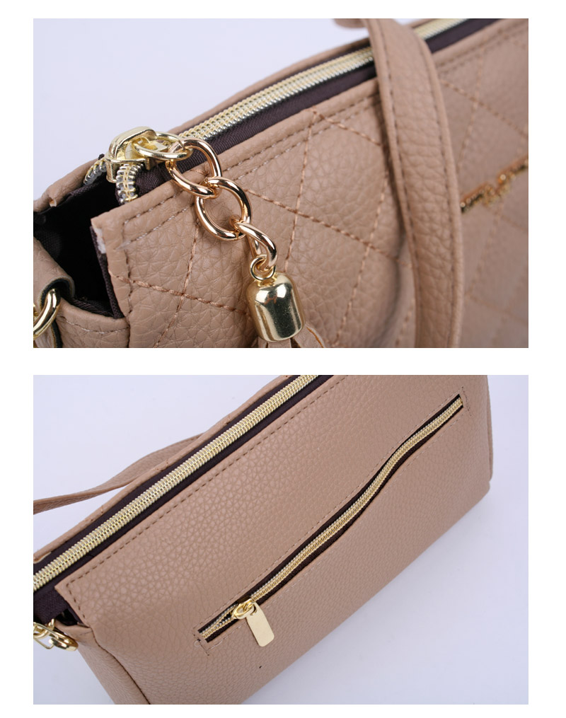 New Tassel Neu Beam Quilted Woman Mini Cross Bag K