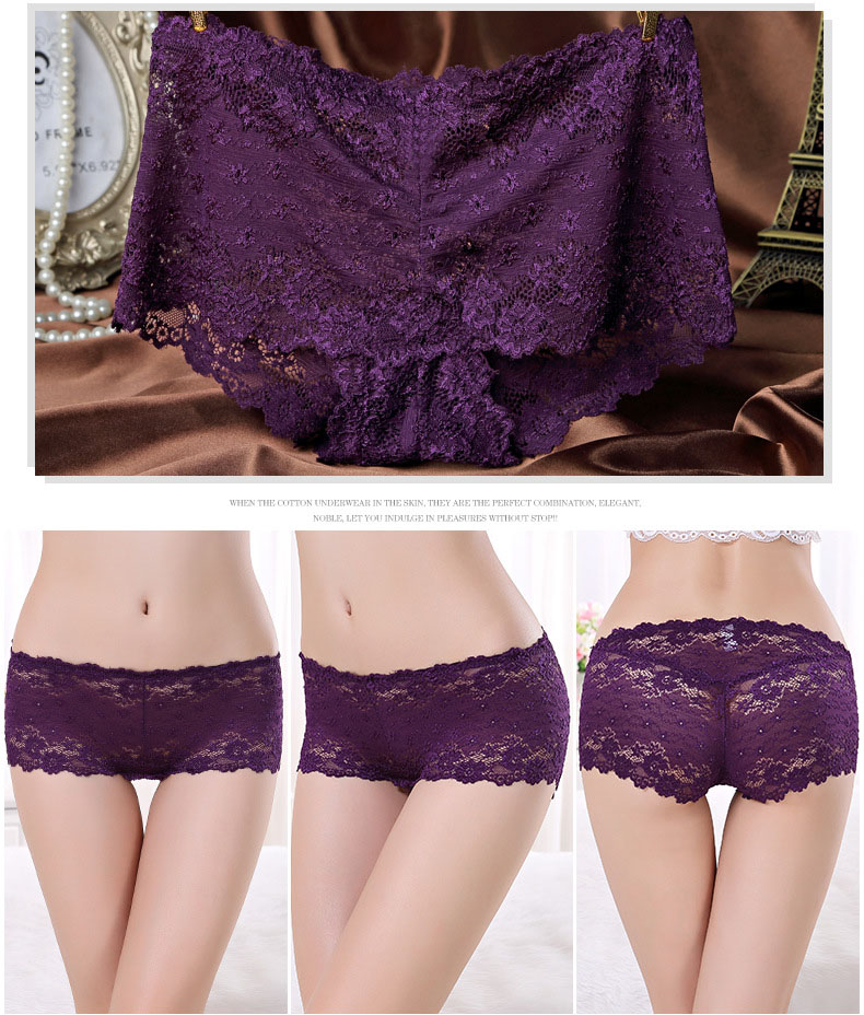 Women Underwear Sexy Tee Lace Nude Lingerie