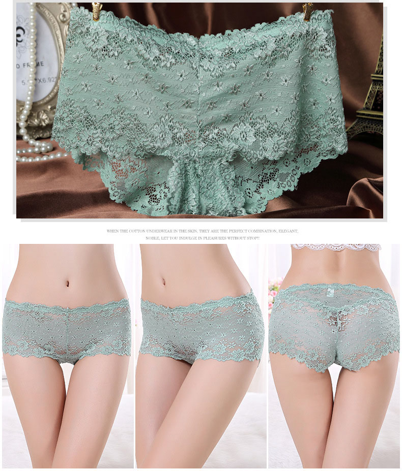 Women Underwear Sexy Tee Lace Nude Lingerie