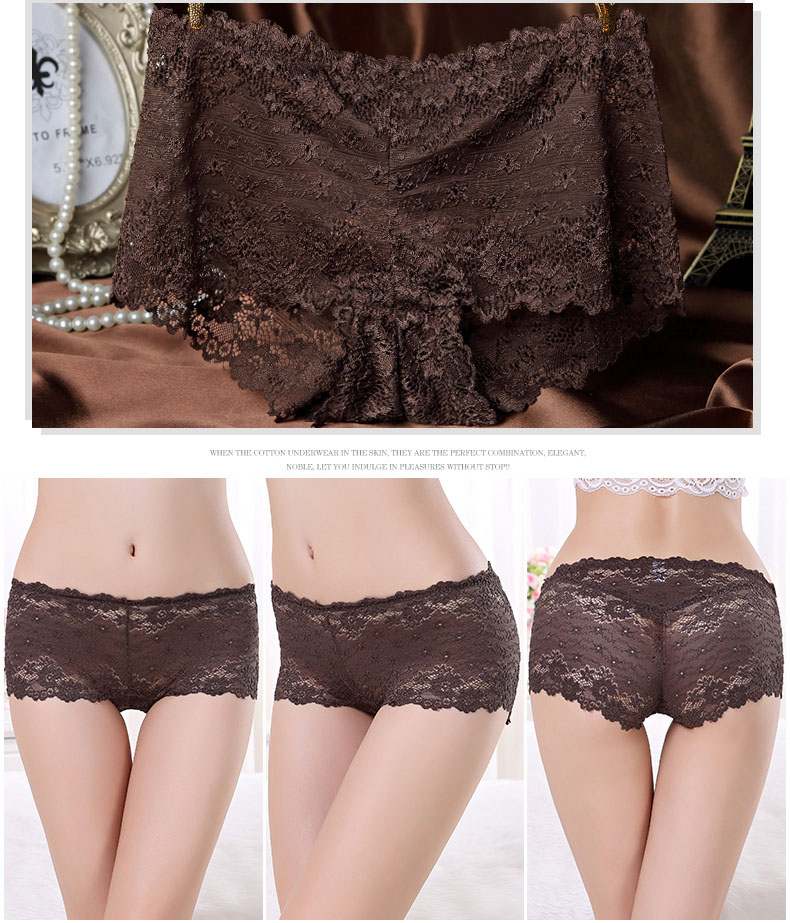 Women Underwear Sexy Tee Lace Nude Lingerie