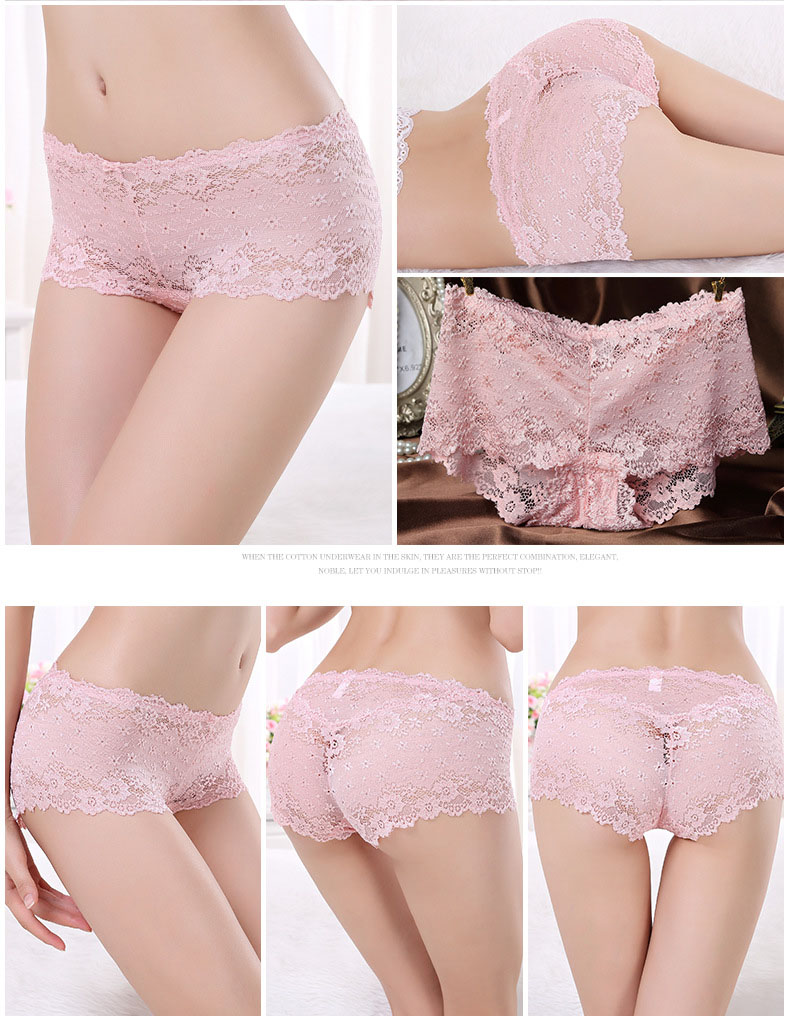 Women Underwear Sexy Tee Lace Nude Lingerie