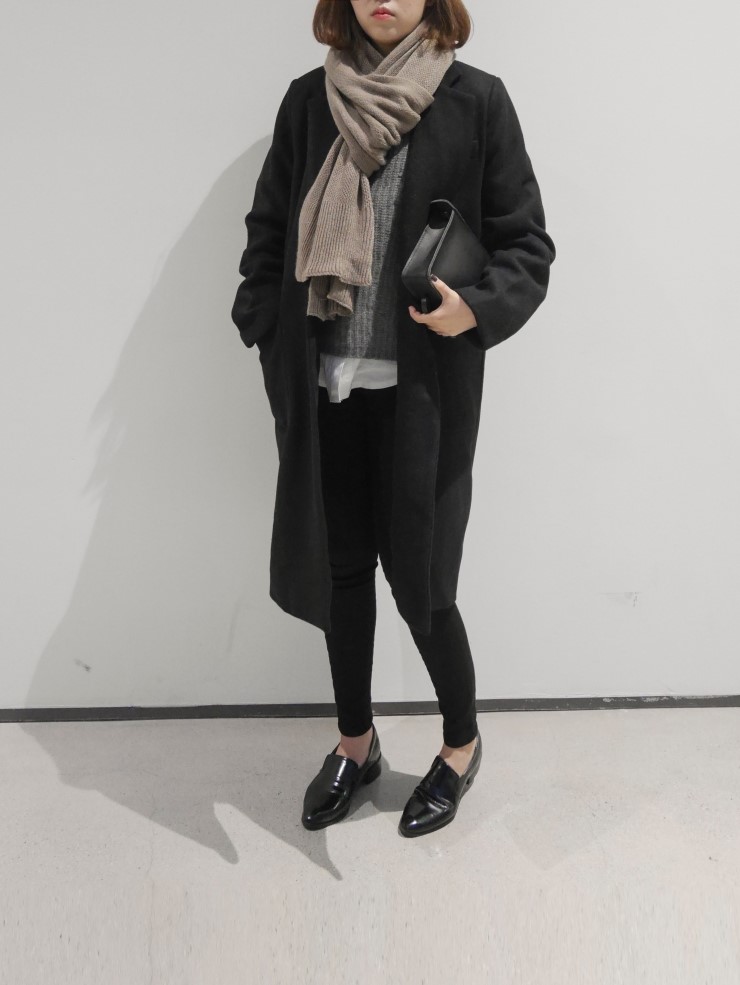 Cashmere muffler How to tie UNIQLO Men Winter shaw