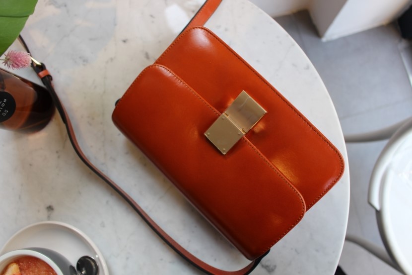 New Natural Cowhide Classic Bag Simple Bag Cross B