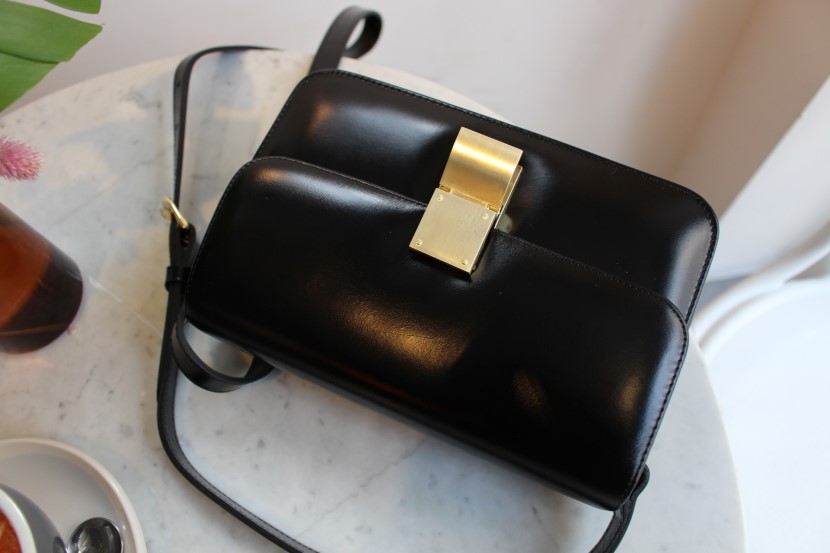 New Natural Cowhide Classic Bag Simple Bag Cross B