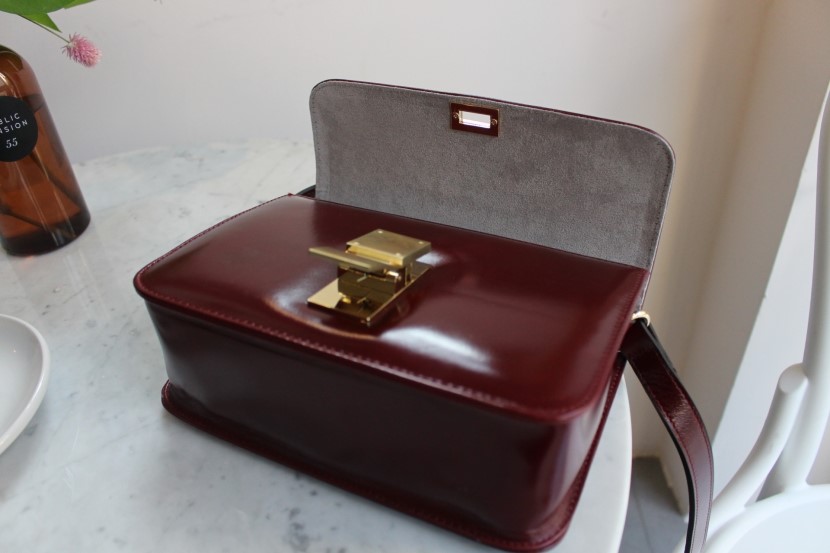 New Natural Cowhide Classic Bag Simple Bag Cross B