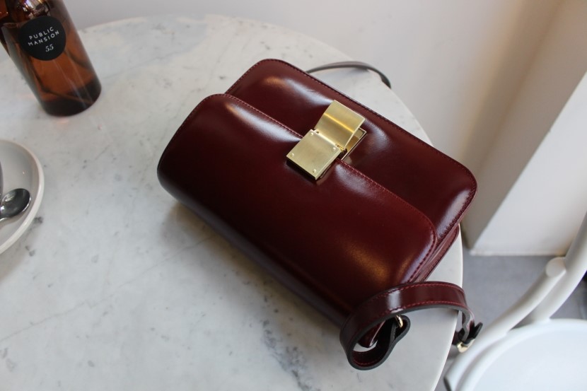 New Natural Cowhide Classic Bag Simple Bag Cross B