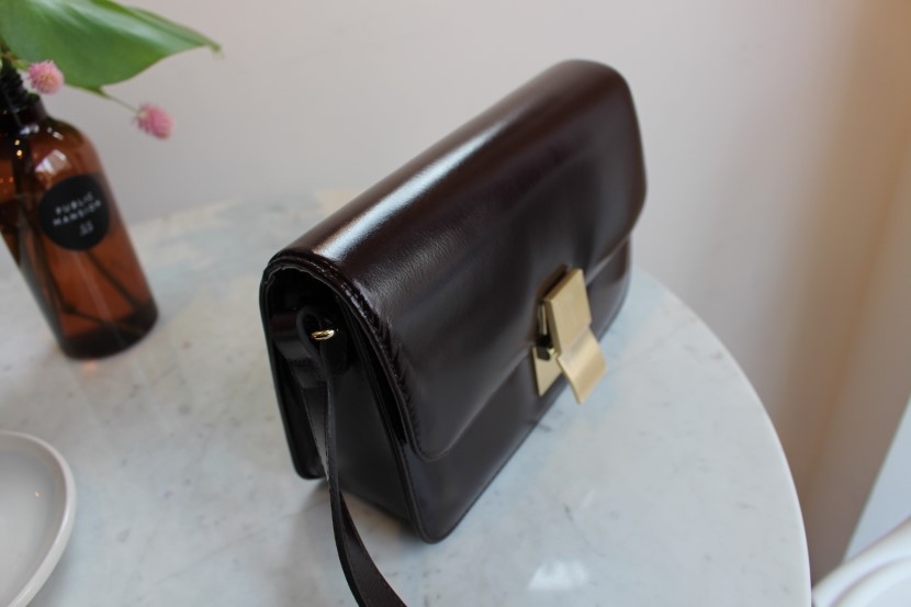 New Natural Cowhide Classic Bag Simple Bag Cross B