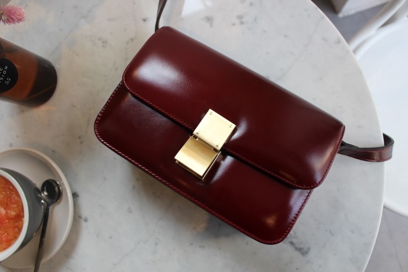 New Natural Cowhide Classic Bag Simple Bag Cross B