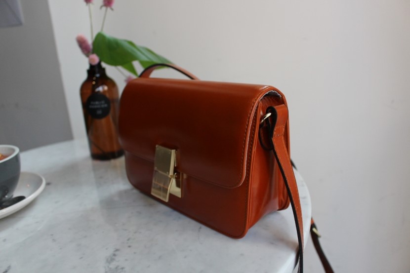 New Natural Cowhide Classic Bag Simple Bag Cross B