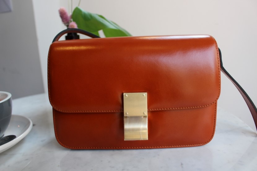 New Natural Cowhide Classic Bag Simple Bag Cross B