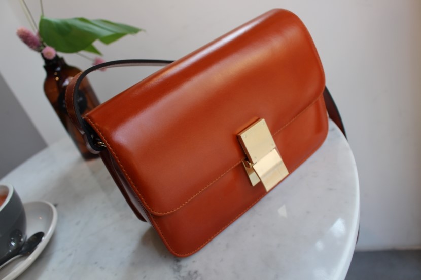 New Natural Cowhide Classic Bag Simple Bag Cross B