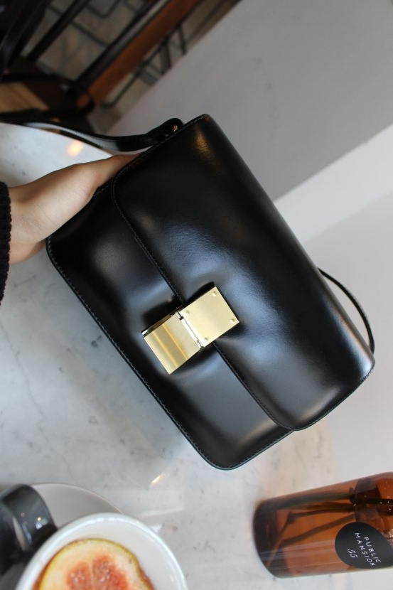 New Natural Cowhide Classic Bag Simple Bag Cross B