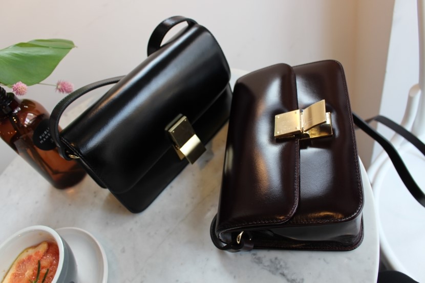 New Natural Cowhide Classic Bag Simple Bag Cross B