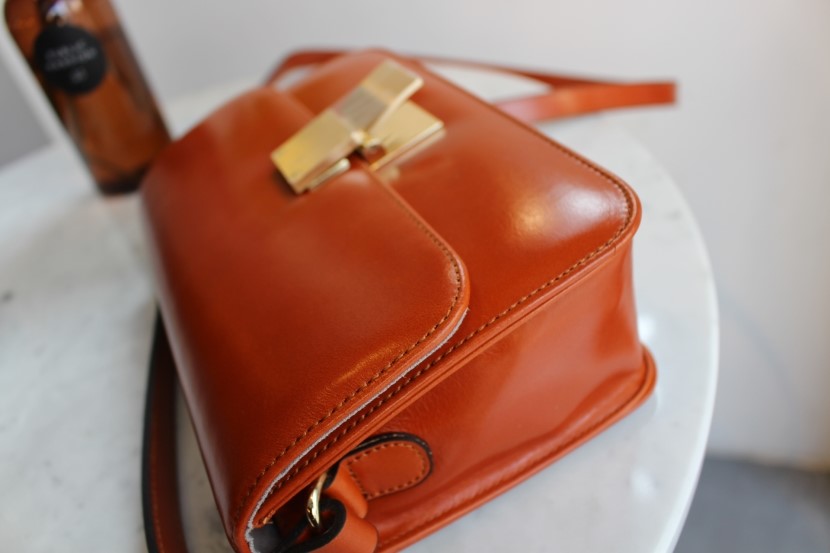 New Natural Cowhide Classic Bag Simple Bag Cross B