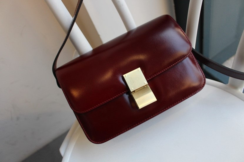 New Natural Cowhide Classic Bag Simple Bag Cross B