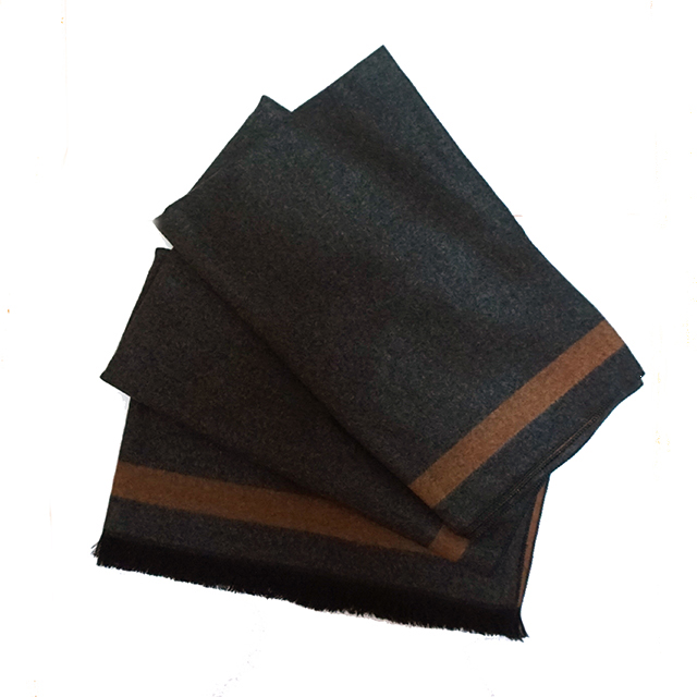 Two-sided color cashmere touch muffler men women c
