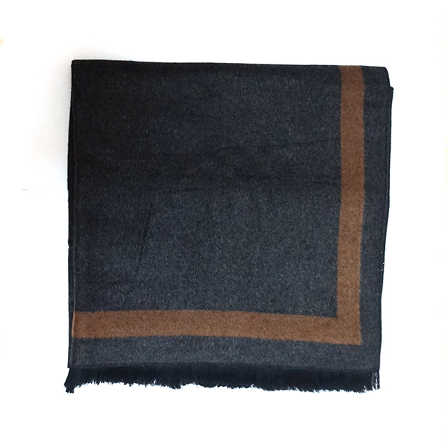 Two-sided color cashmere touch muffler men women c