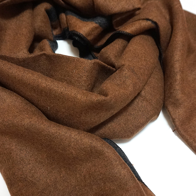 Two-sided color cashmere touch muffler men women c