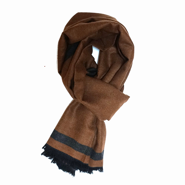 Two-sided color cashmere touch muffler men women c