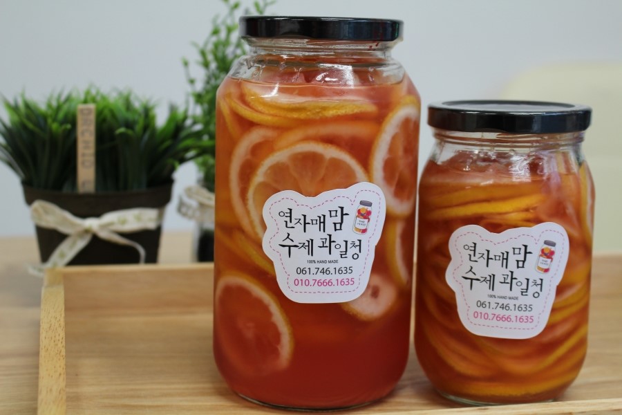 NEW HONEY CITRON TEA Lemon Blue 500g, 1000g xylose