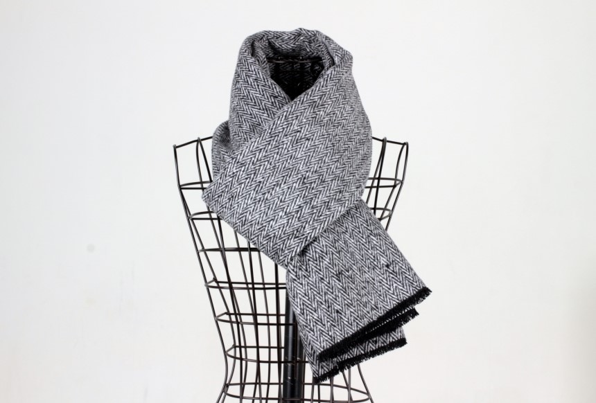 British herringbone wool muffler Free shipping, gi