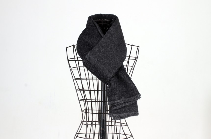 British herringbone wool muffler Free shipping, gi