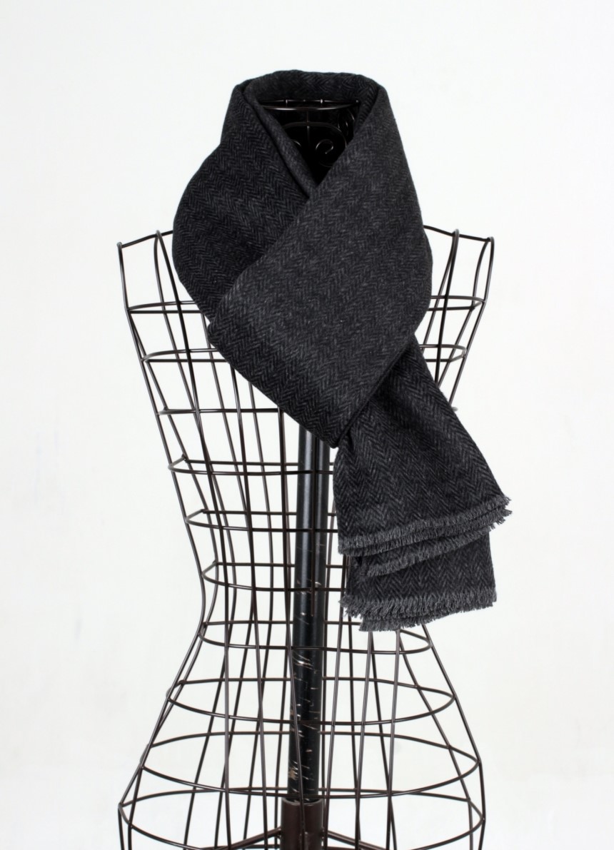 British herringbone wool muffler Free shipping, gi