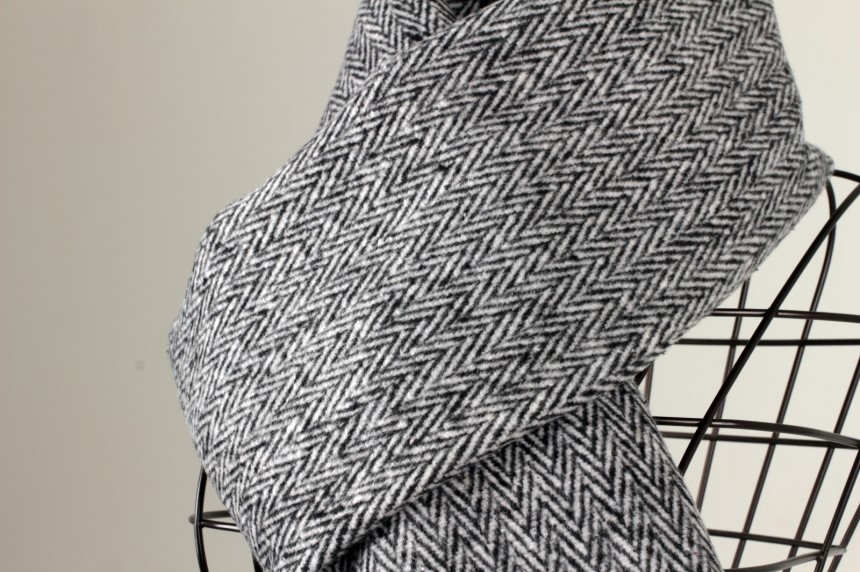 British herringbone wool muffler Free shipping, gi