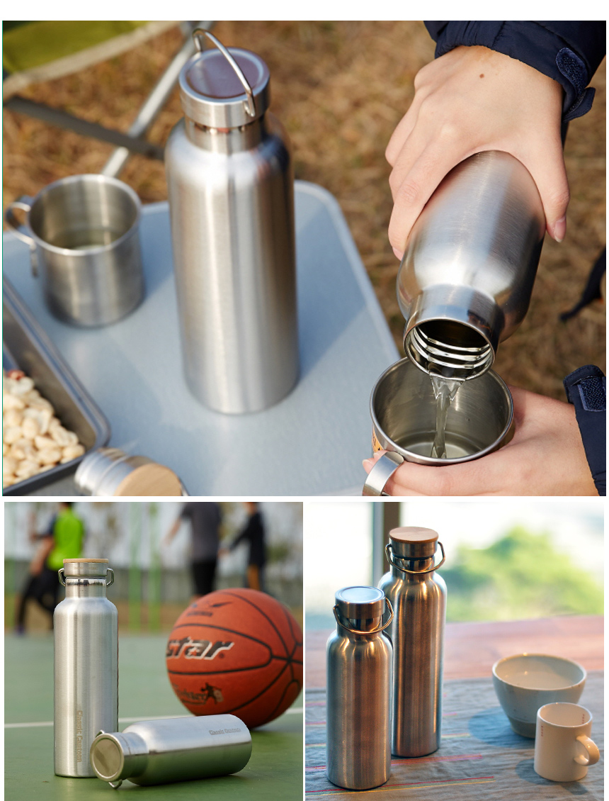 Classic canteen 750ml Insulated cold bottle Stainl