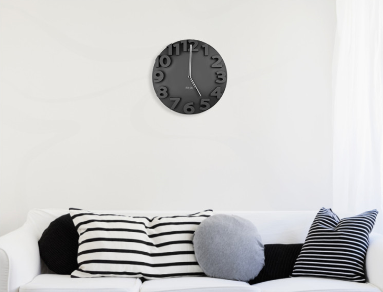 Home Deco 3D Solid Quiet Wall Clock 3 Color 3d Wal