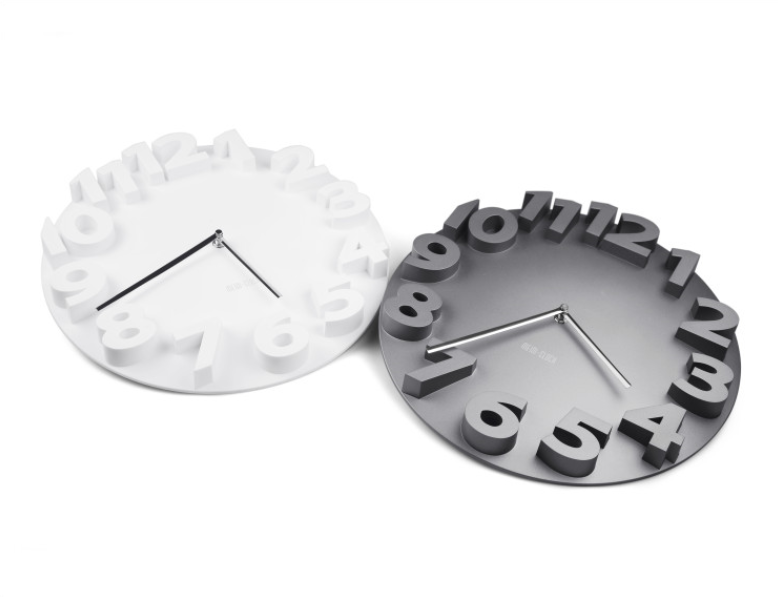 Home Deco 3D Solid Quiet Wall Clock 3 Color 3d Wal
