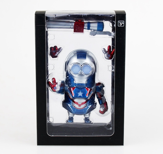 Minion's Iron Man figure LED lighting car Aveng
