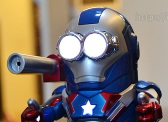 Minion's Iron Man figure LED lighting car Aveng