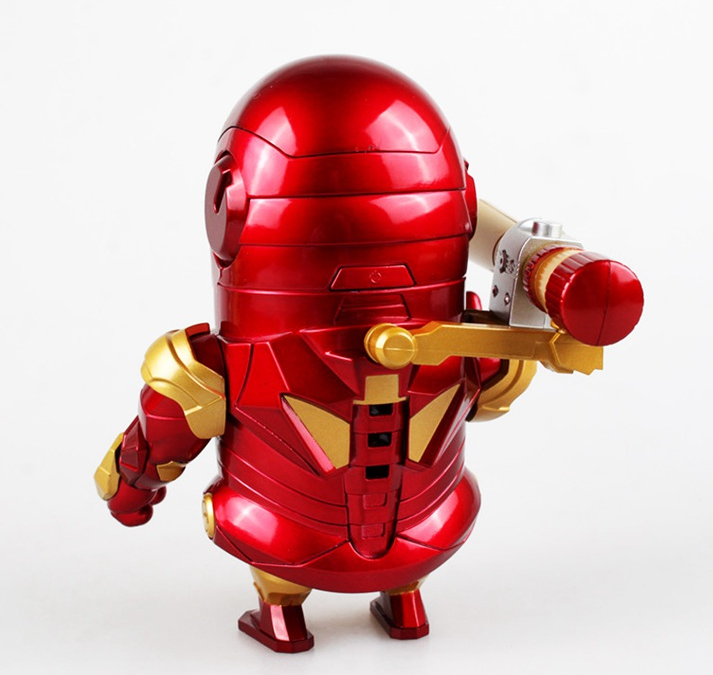 Minion's Iron Man figure LED lighting car Aveng