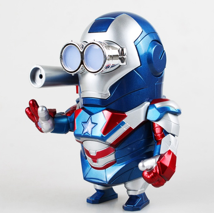 Minion's Iron Man figure LED lighting car Aveng