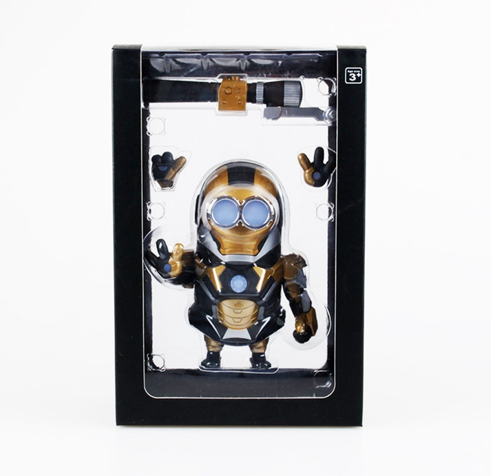 Minion's Iron Man figure LED lighting car Aveng